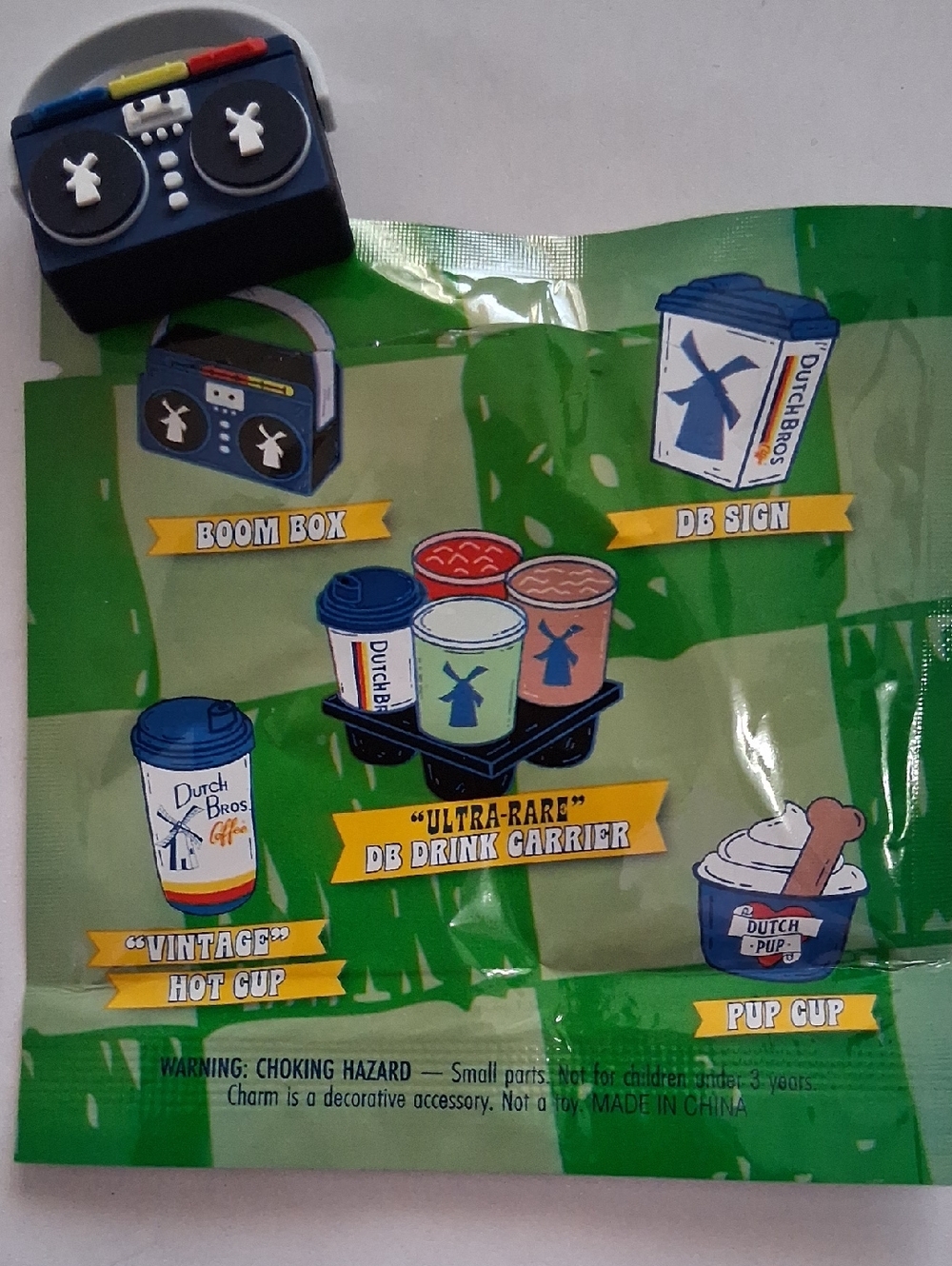 Dutch Bros Boombox Mini Charm - Picture 4 of 4